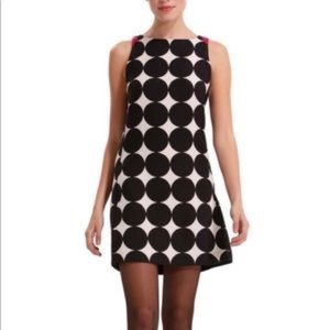 Desigual black and white polka dot shift dress